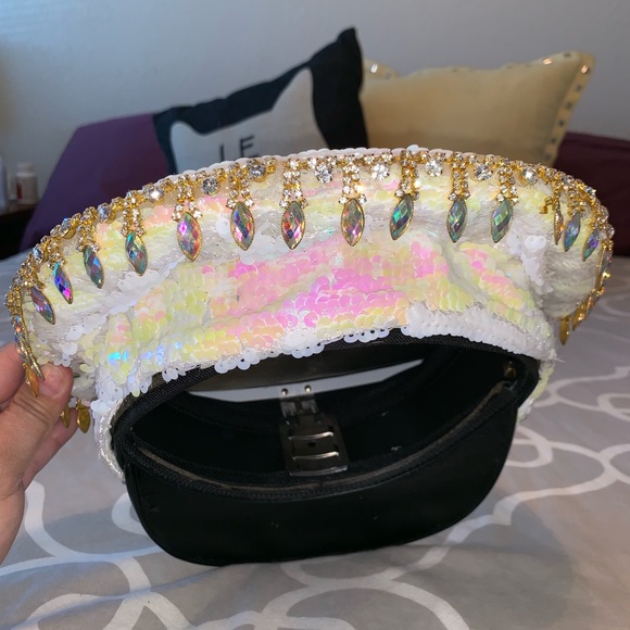 Spectacular Blinged out Festival hat. - Picture 4 of 7
